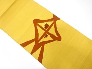 抽象模様織り出し　名古屋帯